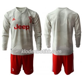 Juventus Barn Bortedraktsett 2019-2020 Langermet (+ Korte bukser)